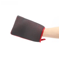 Nouvelle conception de gant en argile rouge 3.0, gant en argile magique anti-rayures pour le detailing automobile, outil de décontamination de la peinture personnalisée