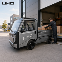 Truk Kargo Mini Listrik Bertenaga Dengan Bak Terbuka Besar Kendaraan Mobilitas Kargo LIMO Pikap Kargo Listrik Langsung Dari Pabrik