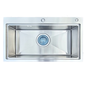 Fregadero de Cocina Rectangular de Acero Inoxidable 304 Hecho a Mano, Montaje Único, Diseño Moderno, Precio Económico - Product Image 1