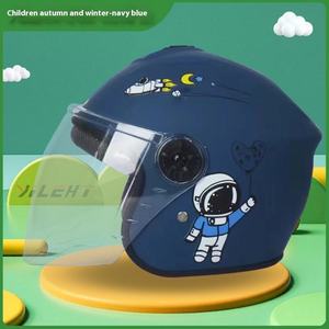 Casque de <span class=keywords><strong>moto</strong></span> à visage ouvert avec dessin animé pour enfants personnalisé bon marché 3/4 demi-casque de Scooter électrique pour enfants - Product Image 6