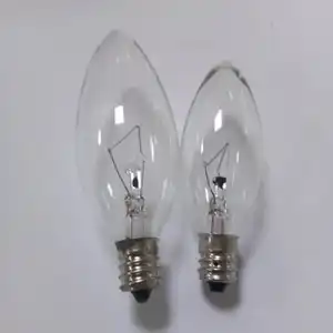 Kaliteli mum şekli akkor ampul C32 C35 10W 15W 25W 40W Vintage Edison ampul E12 e14 E26 E27 B22 Tungsten ampul