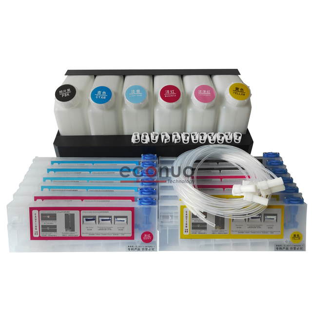 6+12 Tank Refill Ink Cartridge Bulk Ink Ciss System for Roland BN-20 BN-20A VS300 RS540 XR640 RF640 SP300 Printer