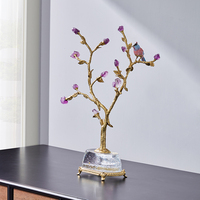 Ornement en cristal en forme de gourde pour salon de villa de luxe européenne, artisanat de décoration créative moderne pour la maison