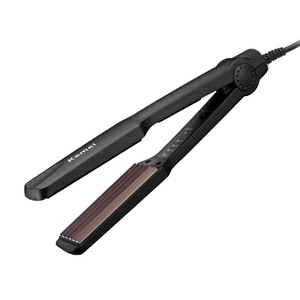 Plancha de Pelo de Cerámica <span class=keywords><strong>Kemei</strong></span> KM-332 con Pantalla Digital LED de Temperatura, Ajustable en Múltiples Niveles, con Iones Negativos - Product Image 3