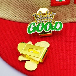 Custom Logo Wholesale Mexico Emaille Caps Badge Brooch Baseball Trucker Clips <b>Hat</b> Chains Lapel Metal Crafts Enamel <b>Pins</b> for Caps - Product Image 4