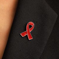 Broche en émail avec ruban pour la sensibilisation au cancer du sein, badge de soutien pour les activités de bien public, broche de ruban, promotion d'amour