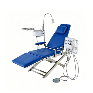 <strong>Portable</strong> Folding <strong>Dental</strong> Chair <strong>Unit</strong> With LED Light &amp; Air Turbine Foldable <strong>Dental</strong> <strong>Unit</strong> Chair For Clinic &amp; Outreach Use - Product Image 1