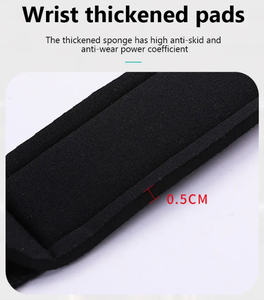 Custom Logo <b>Nylon</b> Anti-<b>Slip</b> Adjustable Lightweight Wrist Loops Wraps Gym Exercise Powerlifting Weight Lifting Straps - Product Image 4