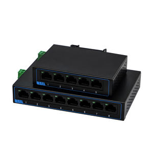 Commutateur réseau Ethernet PUSR 5/8 ports 10/100 Mbps, boîtier en fer, prend en charge le standard MDI/MDIX IEEE802.3az, USR-SF1005/1008 - Product Image 1