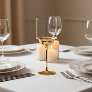 Verre à vin rouge <span class=keywords><strong>de</strong></span> luxe en cristal coloré électroplaqué or, <span class=keywords><strong>coupe</strong></span> à <span class=keywords><strong>champagne</strong></span> créative en <span class=keywords><strong>forme</strong></span> <span class=keywords><strong>de</strong></span> bougie - Product Image 3