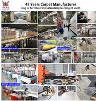 Tapis de salon haut de gamme Foshan en stock, tapis et moquettes Wilton fabriqués à la machine pour usage résidentiel intérieur, OEM accepté