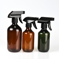Bouteille de shampooing en plastique ronde et colorée de 300 ml et 500 ml avec pompe et pulvérisateur pour le nettoyage de la voiture et de la maison