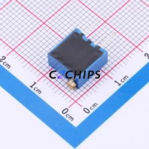 ตัวต้านทาน/โพเทนชิโอมิเตอร์แบบปรับได้สำหรับ T93YB103KT20ผ่านชิ้นส่วนรู (THT)-3P, ตัวต้านทาน9.7X5มม. 10kOhm 10% 500 100ppm/℃ - Product Image 2