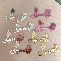 New <strong>Best</strong>-<strong>selling</strong> Goddess Rose Cupcake Decoration DIY <strong>Butterfly</strong> Queen Happy Acrylic Cake Topper