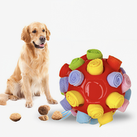 Haute qualité produits pour animaux accessoires pour chiens gros interactif mouvement balle de reniflement jouets à mâcher