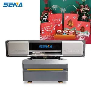6090 ukuran 2-3 printhead inkjet digital UV printing mesin Epson/Coppers printhead