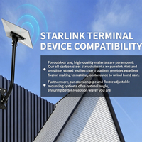 Réception de signal efficace pour le kit de montage sur toit Starlink Mini Dish, optimisé pour une couverture maximale, directement de l'usine