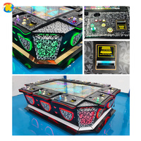 Table de jeu de pêche à monnayeur pour 8 à 10 joueurs, machine d'arcade multijoueur de tir et de chasse aux poissons pour l'amusement
