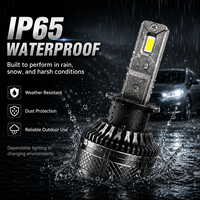 Remplace les ampoules halogènes faiblement lumineuses, ampoule de phare LED H1, 130W, 12500LM, 12V, ajustement universel, performance durable, IP65, aluminium