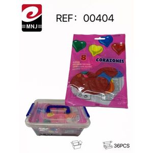 Corazones Heart Shaped Balloons 36Pcs Mixed Colors Party Decorations - Product Image 1