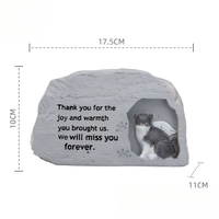 Pierre commémorative personnalisée pour animaux de compagnie avec photo, marqueur de jardin, panneau funéraire pour chien ou chat, cadeau de condoléances