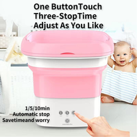 Bain à ultrasons pour la maison, voyage, baignoire simple, Mini sous-vêtements portables, chaussettes, seau pliant, autre Machine à laver/mini lavadoras
