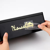 Autocollants de transfert de logo en nickel électroformé ultra-mince, étiquettes autocollantes personnalisées pour équipement audio