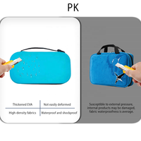 Boîte de rangement pour stéthoscope EVA antichoc étanche avec couvercle anti-poussière portable pour les infirmières à domicile clinique voyage en toute sécurité