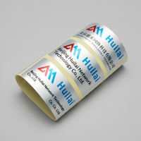 Autocollants personnalisés en papier transparent avec estampage doré imperméable, film mat/brillant, étiquettes multi-formes en rouleau pour