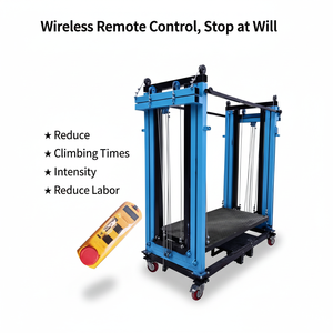 Nuova Piattaforma Elevatrice Elettrica Standard per Uso Domestico, Pieghevole e Mobile con Struttura in Acciaio e Fune Metallica - Product Image 2