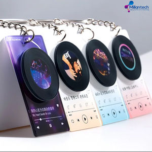 Llaveros de CD con Impresión UV Personalizada Millantech, Llaveros de CD Personalizados con Reproductor NFC para <span class=keywords><strong>Cantantes</strong></span> Euroamericanos y <span class=keywords><strong>Kpop</strong></span> - Product Image 4