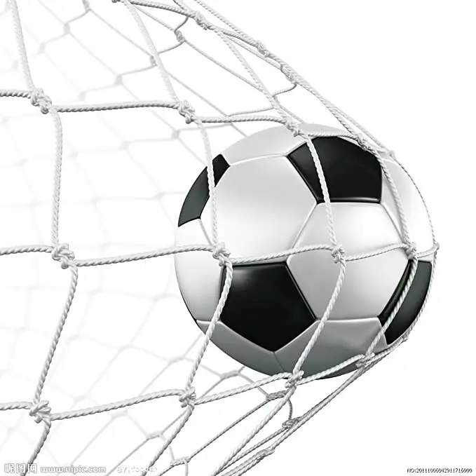UV保護屋外サッカーネットサッカー製品屋外11プレーヤー標準サイズPEサッカーサッカーボールゴールネット