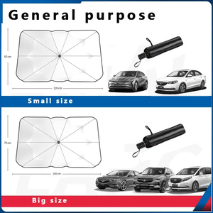 Sunshade Umbrella sunshade Car front windshield sunshade Car sunshade Car with sunshade folding sunscreen sunshade - Product Image 3