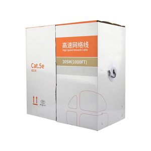Cáp Mạng Lan Ethernet Kingwire Cat 5e <span class=keywords><strong>CCA</strong></span> Utp Ftp 305M Cat5 Cáp Cat5e - Product Image 2