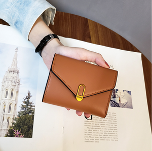 Fashion High Quality Small PU Leather Credit Card Holder Short Wallets Women <b>Coin</b> <b>Purse</b> - Product Image 5