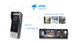 Factory Supply Outdoor Video <strong>Intercom</strong> <strong>Wired</strong> Door Phone With Night Vision And Waterproof Function Security Video Door Phone - Product Image 6