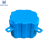 Module de quai flottant durable 500x500x400mm 10 kg HDPE 230 Kg/m² Résistant aux UV pour système de marina domestique ou bassin à poissons