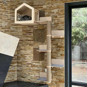 Modern <span class=keywords><strong>Cat</strong></span> Wall Mounted Play Furniture Scratcher <span class=keywords><strong>Cat</strong></span> Climbing Frame Shelf <span class=keywords><strong>Tree</strong></span> Tower - Product Image 2