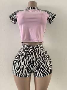 Women's Clothing 2 Piece Women Lounge with Headband <strong>Outfit</strong> Sets Custom Logo Printed Embroidery <strong>pink</strong> Lounge Wear Workout Gym Set - Product Image 6