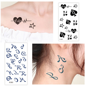Pegatinas de Tatuajes Temporales de Transferencia de Agua con Diseño de Moda, Impresión Duradera y Ecológica, Resistentes al Agua - Product Image 1