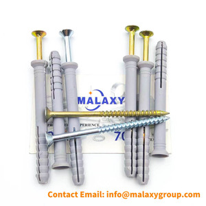 Malaxy - Fabricant de chevilles d'expansion en béton de 5 mm 6x80 mm, vis à tête fraisée, tubes en plastique PE nylon, goujons muraux - Product Image 2