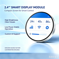 Modul Layar Cermin IPS TFT LCD 2.4 Inci Kustom Pabrikan, Resolusi 240x320, Kecerahan 400, Antarmuka SPI/RGB/MCU untuk Perangkat Pintar
