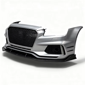Pare-chocs avant d'occasion démonté OE 4N8807105, avec trous pour capteurs PDC et laveurs, pièces de carrosserie pour <span class=keywords><strong>Audi</strong></span> <span class=keywords><strong>S8</strong></span> <span class=keywords><strong>RS8</strong></span> A8 D5 4N8 2018-2021 - Product Image 4