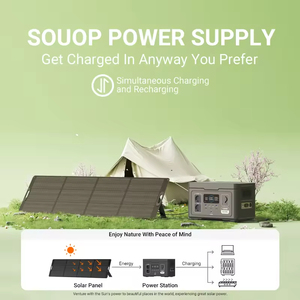 Estación de Energía Portátil Más Vendida para el Hogar, Batería Lifepo4, Carga Rápida Móvil, Solar, 600w 256WH 1200W 992WH - Product Image 4