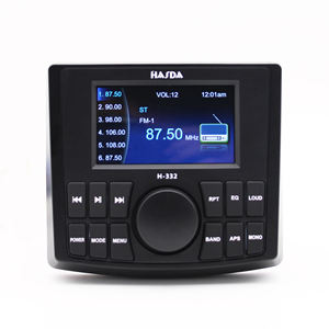 Waterproof Maverick X3 Motorcycle Stereo Mp5 Video Player BT H-332+4x6108 6.5'' 1000w 2prs PMPO <b>Tower</b> <b>Speakers</b> Black - Product Image 4