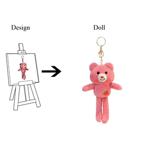 Chất lượng cao <span class=keywords><strong>Fox</strong></span> sang trọng <span class=keywords><strong>Keychain</strong></span> đồ chơi chuyên nghiệp OEM động vật nhồi Keychains từ các nhà sản xuất - Product Image 6