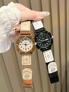 High Beauty Wood Texture Quartz <b>Watch</b> Minimalist Wristwatch with Dual Date Function - Product Image 5