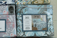 Différents modèles pour l'ensemble de draps en microfibre 100% polyester 6pcs ensemble de draps de lit Queen et King size