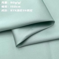 Venta caliente de lujo brillante metálico brillo satén tela para vestido de moda