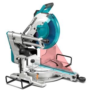 Scie à onglet laser composée à double biseau LS1219L-AWST06 1800W avec support à pieds pliables de 2,5 m pour métal industriel - Product Image 1